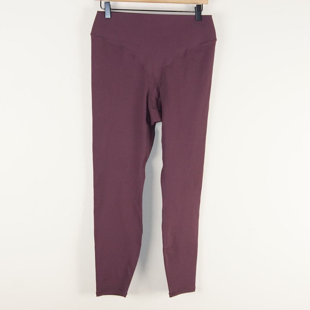Fabletics PureLuxe High Waisted Sweetheart Oxblood Red Leggings Womens XL Tall